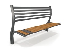 Outdoor Meubilair - Urbaniq - Wood - Zitbank Metaal