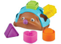 Kleur en vormherkenning - Learning Resources - Spike poppin' shapes sorteerbox - per set