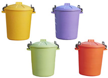 Outdoor - opbergers - regenboog tonnen - set van 4