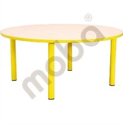 Tafel bambini rond hoogte 40 Geel