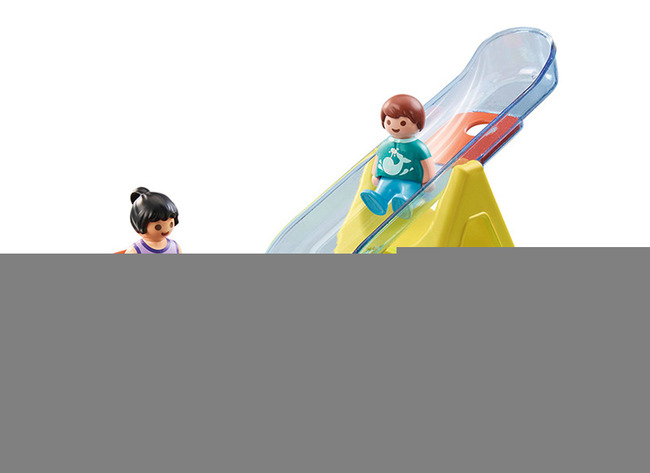 Playmobil 123 - Zwembad Met Waterglijbaan