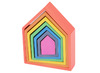 Regenboog reeks - tickit - huizen - set van 7