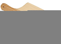 Broodplank - 28 X 14 Cm - Hout - Met Handvat - Per Stuk